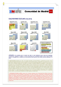 Calendario 2014 2015